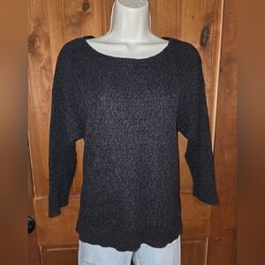 Lauren Ralph Lauren Charcoal Scoop Neck Sweater